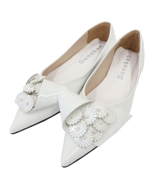 DONOBAN（ドノバン）の「フラワーパンプス（パンプス・レディース・ホワイト/ブラック・22.5cm/23cm/23.5cm/24cm/24.5cm）」の15枚目の写真