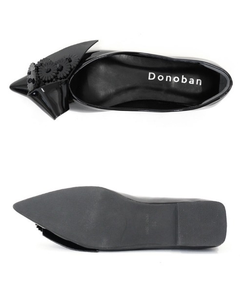DONOBAN（ドノバン）の「フラワーパンプス（パンプス・レディース・ホワイト/ブラック・22.5cm/23cm/23.5cm/24cm/24.5cm）」の13枚目の写真