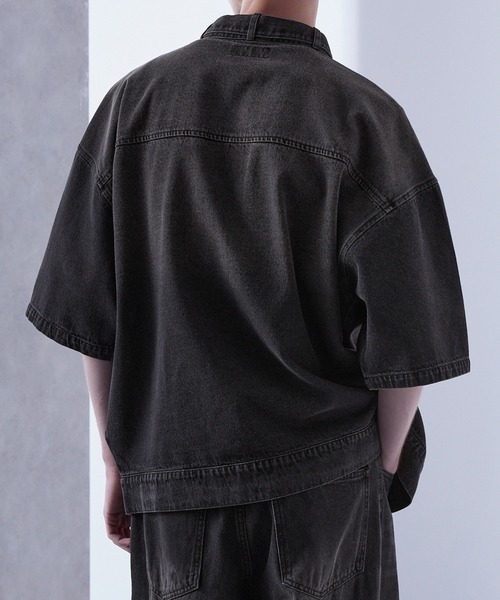 Loose ルース  ヴィンテージ ジップショルダーデニムジャケット ブラック Loose/ルース（ルース）の「3way ヴィンテージ ジップショルダー