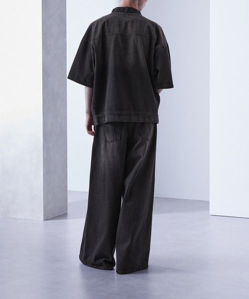 新品　denim セットアップ vintageyellow / S Amazon | [D.IIZOO] ヴィンテージ デニムセットアップ メンズ