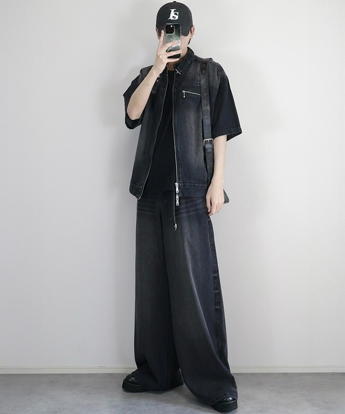 Loose/ルース（ルース）の「ヴィンテージフェード スタンドデニム