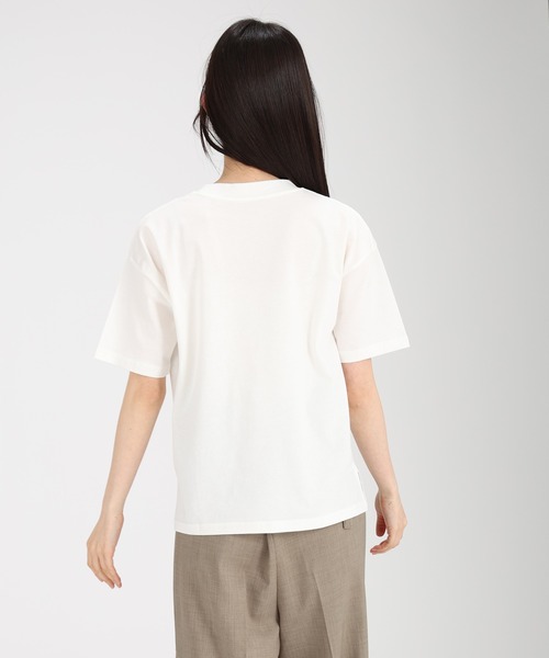 fifth（フィフス）の「刺繍ロゴポケットTシャツ（Tシャツ/カットソー・レディース・ブルーグリーン/グレー/オフホワイト・L/M）」の6枚目の写真