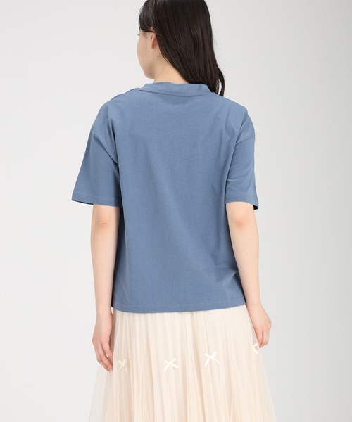 fifth（フィフス）の「刺繍ロゴポケットTシャツ（Tシャツ/カットソー・レディース・ブルーグリーン/グレー/オフホワイト・L/M）」の13枚目の写真