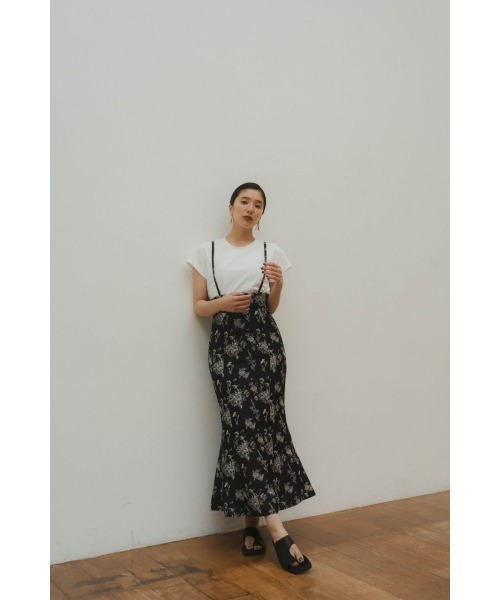 Knuth Marf(クヌースマーフ)の「high end jacquard mermaid skirt(スカート・レディース・ブラック・MEDIUM/SMALL)」の6枚目の写真