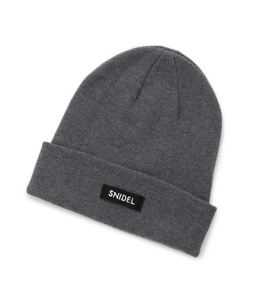SNIDEL（スナイデル）の「ニット帽（ニットキャップ/ビーニー・レディース・アイボリー/グレー・F）」の3枚目の写真