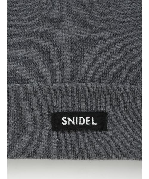 SNIDEL（スナイデル）の「ニット帽（ニットキャップ/ビーニー・レディース・アイボリー/グレー・F）」の5枚目の写真