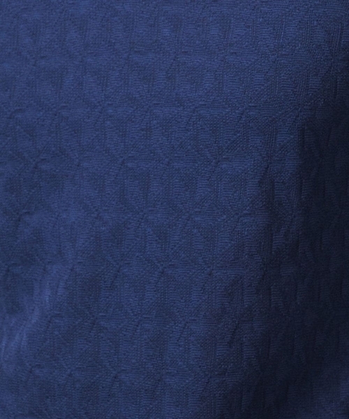 MICHEL KLEIN HOMME   （ミッシェルクランオム）の「《日本製》幾何学柄ポロシャツ（ポロシャツ・メンズ・ホワイト/ネイビー/ピンク・MEDIUM/LARGE/X-LARGE）」の13枚目の写真