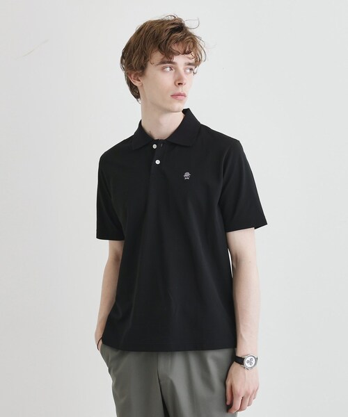 TAKEO KIKUCHI（タケオキクチ）の「【LIMITED】ジェントルマンヘッド ワンポイントポロシャツ（ポロシャツ・メンズ・ホワイト/ネイビー/ブラック/レッド系1/サックスブルー/ブルー・02/03/04/05/01）」の16枚目の写真