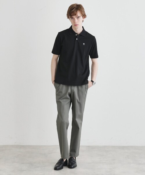 TAKEO KIKUCHI（タケオキクチ）の「【LIMITED】ジェントルマンヘッド ワンポイントポロシャツ（ポロシャツ・メンズ・ホワイト/ネイビー/ブラック/レッド系1/サックスブルー/ブルー・02/03/04/05/01）」の17枚目の写真