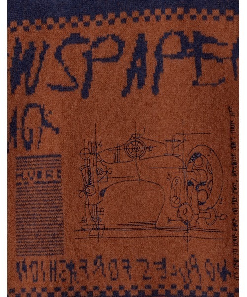 NEWS PAPER JACQUARED KNIT TOP（ニット/セーター）｜Ameri（アメリ