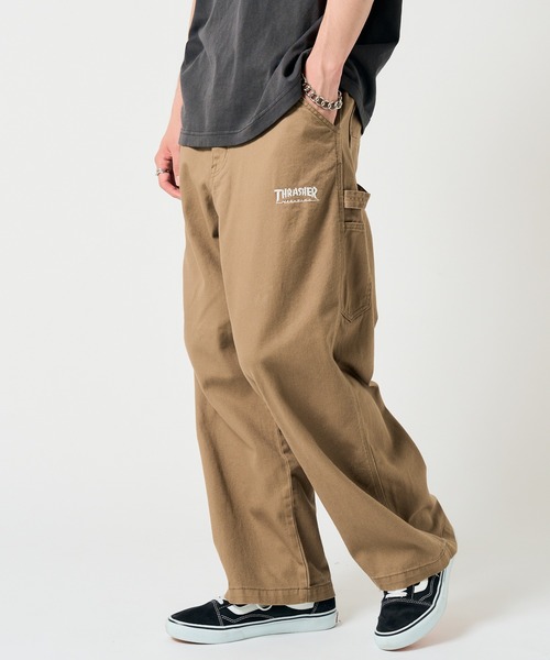 セール】【THRASHER】デニム＆カツラギ ペインターパンツ 017410