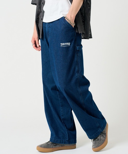 THRASHER(スラッシャー)の「【THRASHER】デニム&カツラギ ペインターパンツ 017410(その他パンツ・メンズ・ベージュ/ブルー系その他/ブラック/ブルー系その他2/グレー/オフホワイト・L/LL/M/S)」の22枚目の写真