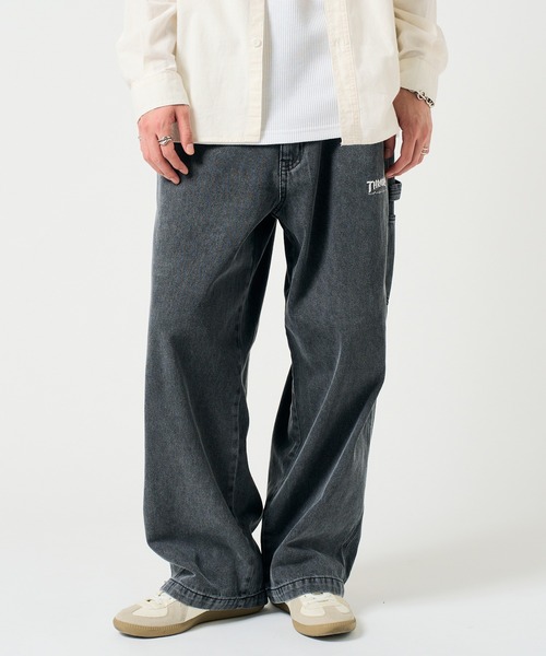 セール】【THRASHER】デニム＆カツラギ ペインターパンツ 017410