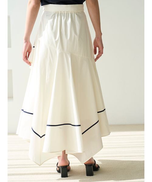 SNIDEL（スナイデル）の「ハンカチヘムスカート（スカート・レディース・アイボリー/ネイビー/その他・0/1）」の22枚目の写真