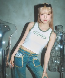 Poly Jam（ポリージャム）の「Front logo tanktop / フロントロゴタンクトップ（タンクトップ）」