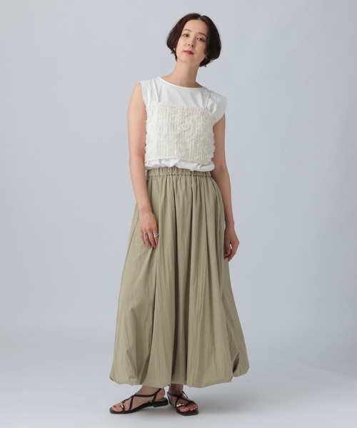 LEPSIM（レプシィム）の「ニュアンス柄レーシーキャミ　572901（キャミソール・レディース・ブラック/チャコールグレー/オフホワイト/ライトベージュ・FREE）」の17枚目の写真