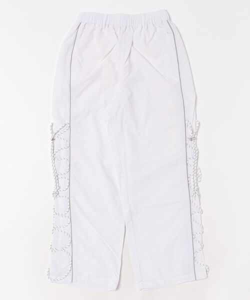 GORGE(ゴージ)の「《レースアップ×裾ドローコード》レディース ワイドカーゴパンツ サイドデザイン 春夏秋(カーゴパンツ・レディース・ホワイト/ブラック・F)」の7枚目の写真