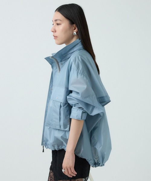 Chaos（カオス）の「Chaos(カオス)/ショートエアーパックブルゾン（ブルゾン・レディース・ネイビー/ホワイト/サックスブルー・FREE）」の7枚目の写真