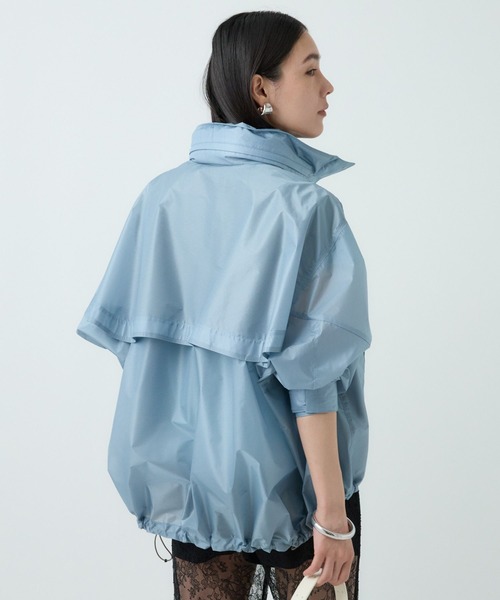 Chaos（カオス）の「Chaos(カオス)/ショートエアーパックブルゾン（ブルゾン・レディース・ネイビー/ホワイト/サックスブルー・FREE）」の6枚目の写真