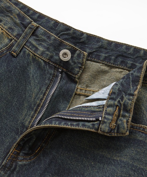 WESTBOY(ウエストボーイ)の「ルーズバギーデニムパンツ ワイドデニムパンツWO25S11PT09【WB ORIGINALS】(デニムパンツ・メンズ・ブルー/ブラック・L/M/S)」の9枚目の写真