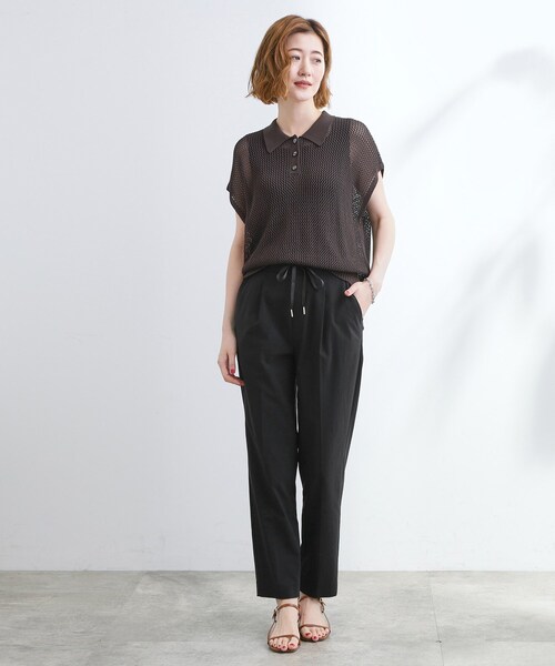 grove（グローブ）の「◆キレイも動きやすさも　美脚見えハイパーストレッチパンツ（その他パンツ・レディース・ブラック/ダークグレー/ベージュ・02/03/01/04/05）」の7枚目の写真