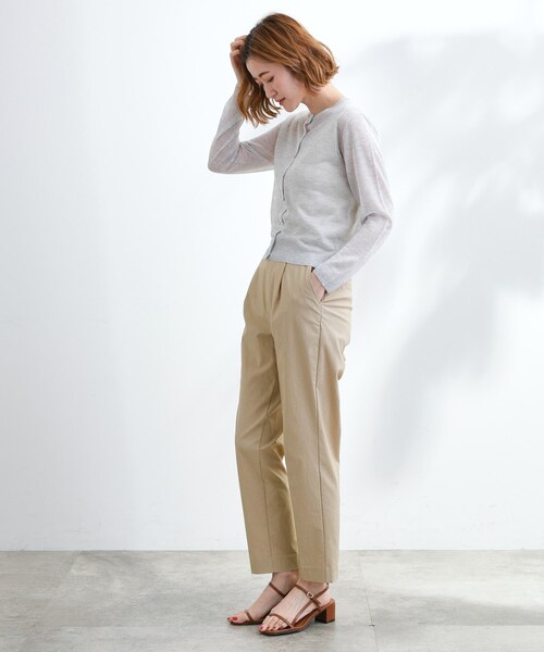 grove（グローブ）の「◆キレイも動きやすさも　美脚見えハイパーストレッチパンツ（その他パンツ・レディース・ブラック/ダークグレー/ベージュ・02/03/01/04/05）」の12枚目の写真