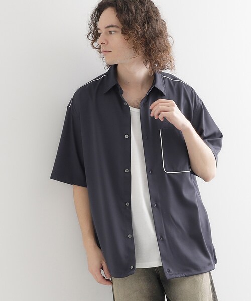 tk.TAKEO KIKUCHI(ティーケータケオキクチ)の「スピンドルシャツ(シャツ/ブラウス・メンズ・ホワイト/ボルドー/チャコールグレー・02/03/04)」の2枚目の写真