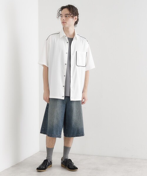 tk.TAKEO KIKUCHI(ティーケータケオキクチ)の「スピンドルシャツ(シャツ/ブラウス・メンズ・ホワイト/ボルドー/チャコールグレー・02/03/04)」の5枚目の写真