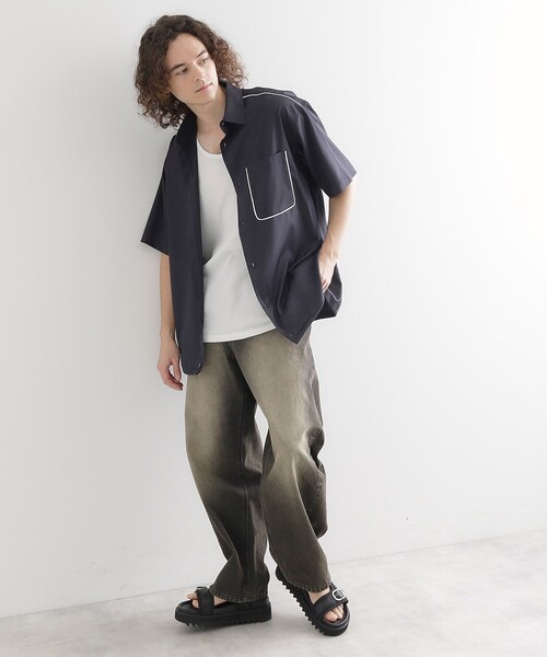 tk.TAKEO KIKUCHI(ティーケータケオキクチ)の「スピンドルシャツ(シャツ/ブラウス・メンズ・ホワイト/ボルドー/チャコールグレー・02/03/04)」の10枚目の写真