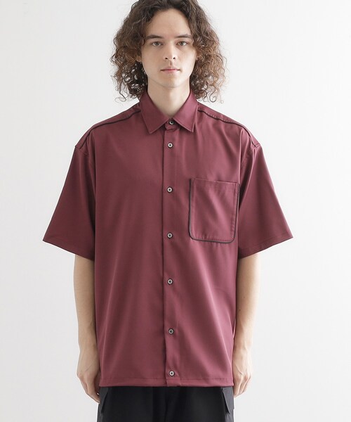 tk.TAKEO KIKUCHI(ティーケータケオキクチ)の「スピンドルシャツ(シャツ/ブラウス・メンズ・ホワイト/ボルドー/チャコールグレー・02/03/04)」の16枚目の写真