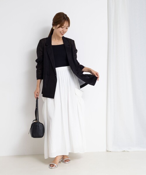 セール】ウォッシャブルシアーラミーダブルジャケット（テーラード