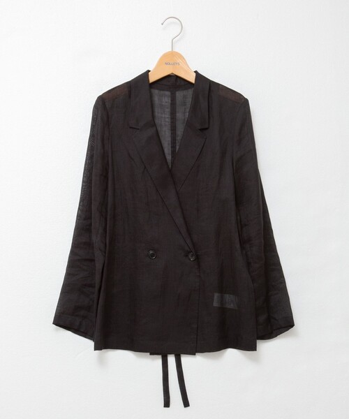 セール】ウォッシャブルシアーラミーダブルジャケット（テーラード