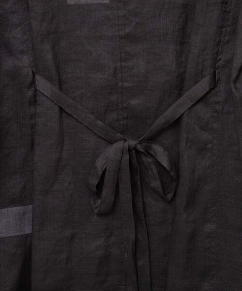 NOLLEY’S（ノーリーズ）の「ウォッシャブルシアーラミーダブルジャケット（テーラードジャケット・レディース・ブラウン/ブラック・38）」の14枚目の写真