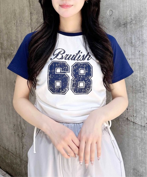 ナンバリングラグランTシャツ（Tシャツ/カットソー）｜INGNI
