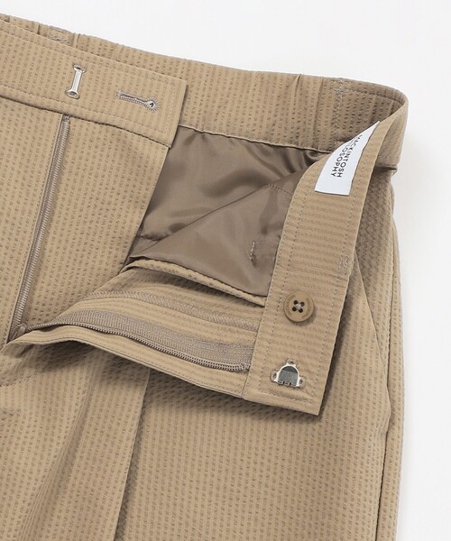 MACKINTOSH PHILOSOPHY（ﾏｯｷﾝﾄｯｼｭ ﾌｨﾛｿﾌｨｰ）の「サマーサッカータックワイドパンツ（その他パンツ・レディース・ブラック/グリーン/ベージュ・38/36/34/40）」の12枚目の写真