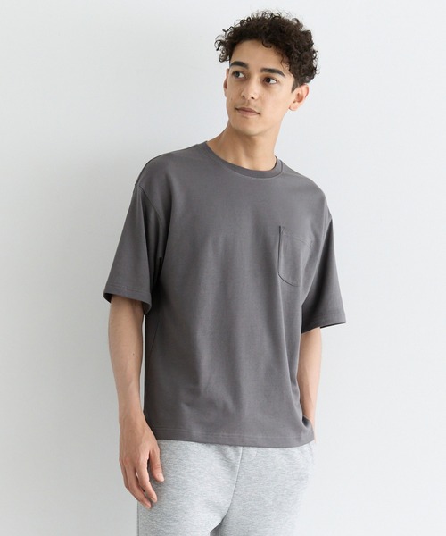 coca（coca）（コカ）の「コットンプレーティングポケットTシャツ 接触冷感/速乾/シワ防止（Tシャツ/カットソー・メンズ・ライトピンク/ライトブルー/チャコール/ホワイト・XL/M/L）」の18枚目の写真