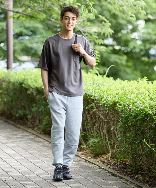 coca（coca）（コカ）の「コットンプレーティングポケットTシャツ 接触冷感/速乾/シワ防止（Tシャツ/カットソー・メンズ・ライトピンク/ライトブルー/チャコール/ホワイト・XL/M/L）」の20枚目の写真