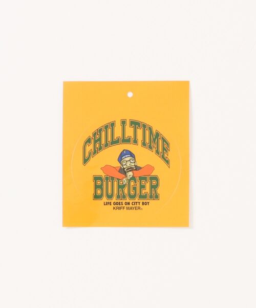 KRIFF MAYER（クリフメイヤー）の「チルタイム裏起毛クルー(顔)（スウェット・メンズ・パープル/チャコール/カラフル/グリーン/グレー/ナチュラル・X-LARGE/LARGE/MEDIUM）」の7枚目の写真