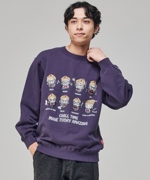 KRIFF MAYER | チルタイム裏起毛クルー(顔)(スウェット)