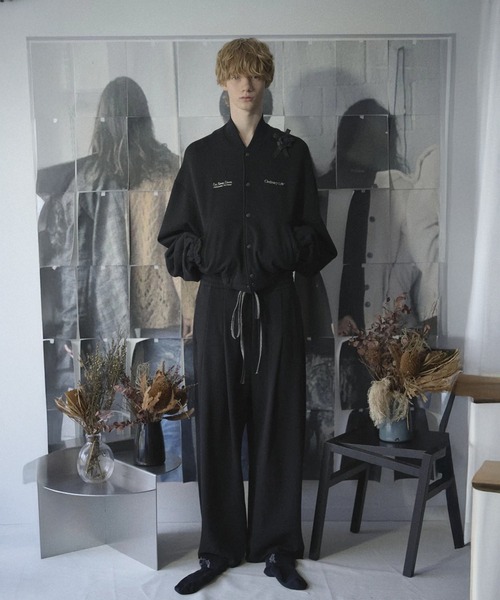 SHINYAKOZUKA(シンヤコヅカ)の「ORDINARY HOME BAGGY ISSUE 7(スウェットパンツ・メンズ・ブラック/グレー・S/M)」の9枚目の写真