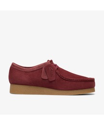Clarks(クラークス)のWallabeeEVO / ワラビーエヴォ(バーガンディースエード)(モカシン/デッキシューズ)