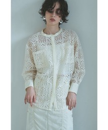 マージュール　ブラウス　COTTON V NECK BLOUSE marjour marjour（マージュール）の「COTTON V NECK BLOUSE（シャツ