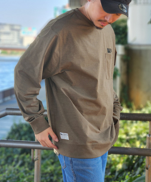 ikka（イッカ）の「URBAN NATURE LIFE アーバンネイチャーライフ ドライスピードトレT（Tシャツ/カットソー・メンズ・チャコールグレー/ホワイト/ネイビー/ブラウン/ライム・L/M/XL/S）」の3枚目の写真