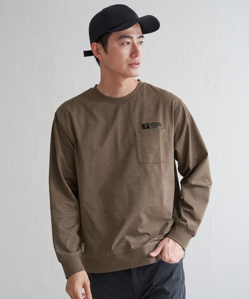 ikka（イッカ）の「URBAN NATURE LIFE アーバンネイチャーライフ ドライスピードトレT（Tシャツ/カットソー・メンズ・チャコールグレー/ホワイト/ネイビー/ブラウン/ライム・L/M/XL/S）」の17枚目の写真