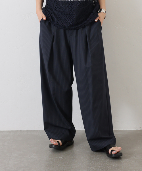 TRストレッチ 1タックパンツ（スラックス）｜JOURNAL STANDARD LUXE