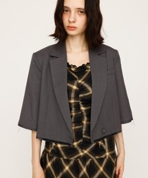 SLY ジャケット* べリエ☺︎︎出品 SLY（スライ）の「FAUX LEATHER ZIP UP BZ フォー レザー ジップ