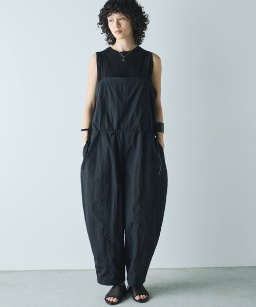 サロペット・オーバーオール・オールインワン Ruru all in one andmary Black ANDMARY】Ruru all in one