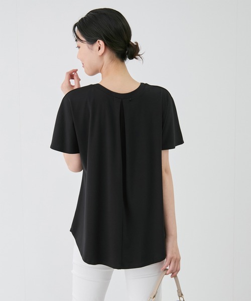 Jayro（ジャイロ）の「ポンチスキッパープルオーバー（Tシャツ/カットソー・レディース・ブラック/オフホワイト/ピンク/グレー・M）」の7枚目の写真