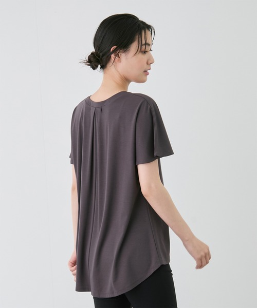 Jayro（ジャイロ）の「ポンチスキッパープルオーバー（Tシャツ/カットソー・レディース・ブラック/オフホワイト/ピンク/グレー・M）」の17枚目の写真