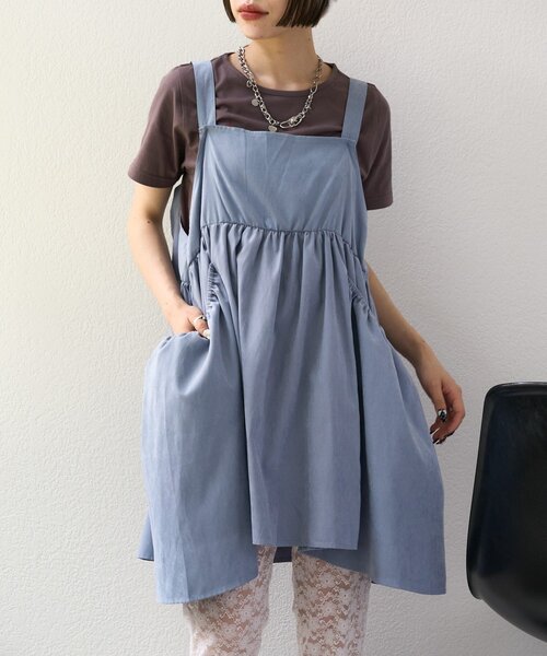 ブラウス シャツ 「25AW」リボン2WAYピーチワンピ レディース 25AW】リボン2WAYピーチワンピ（シャツ/ブラウス）｜w closet